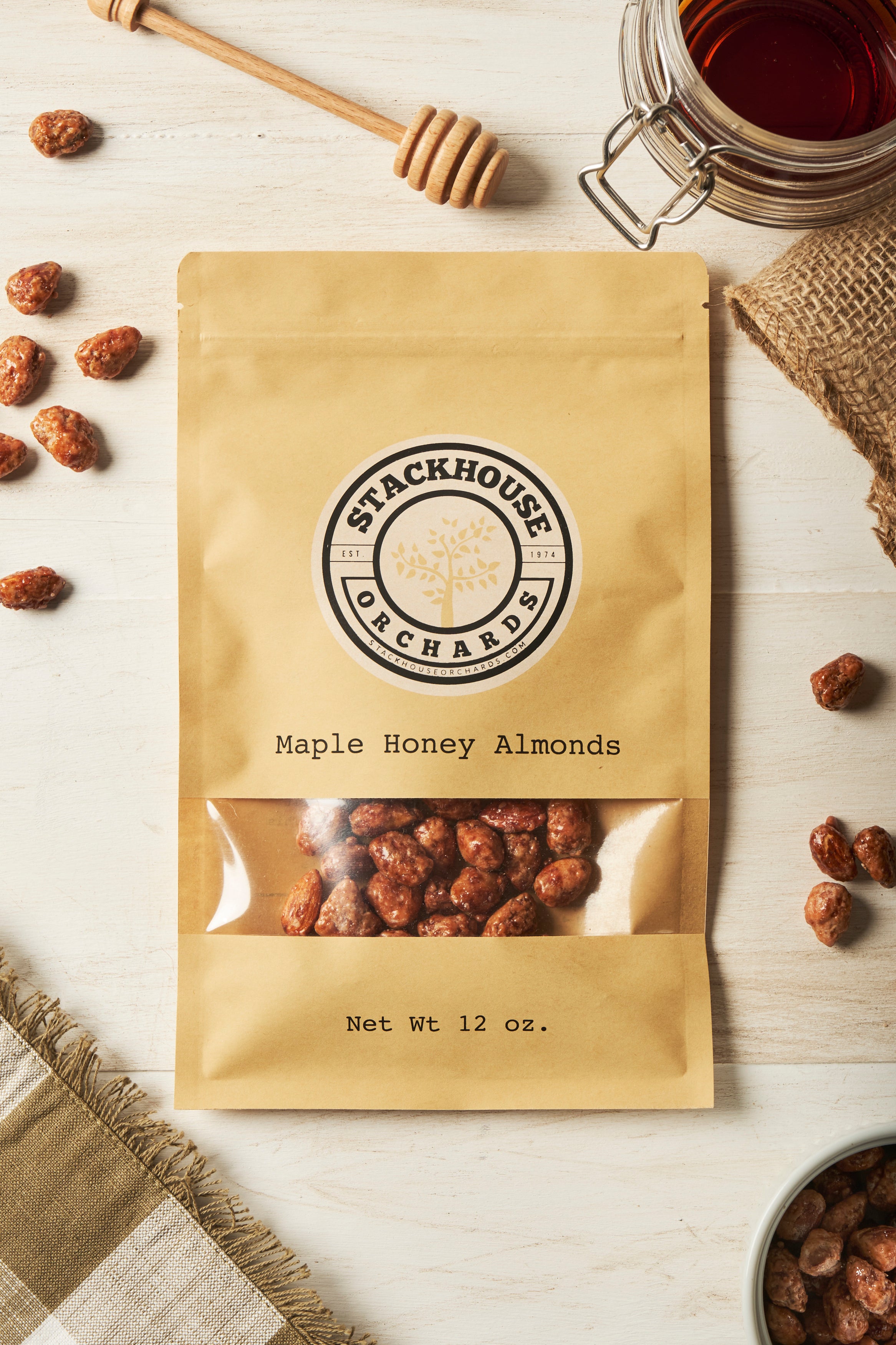 Maple Honey Almonds