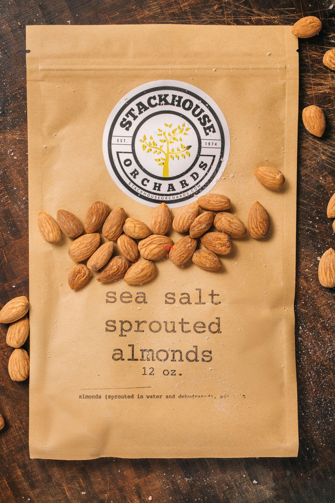 Sprouted Almonds With Sea Salt